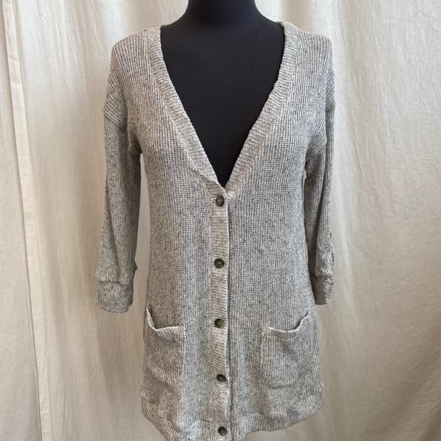 CIAOPANIC 린넨혼방 7부 가디건(M)