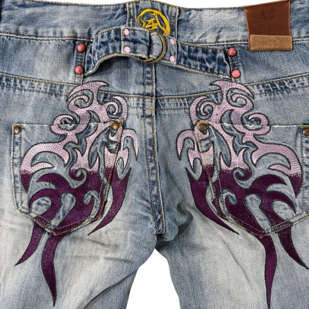 vintage washing pants