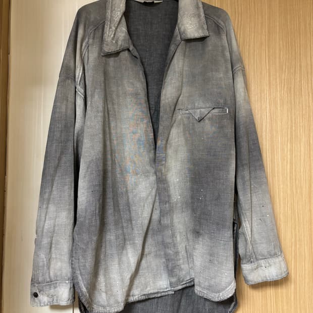 ancellm 안셀름 샴브레이 스키퍼 셔츠 블랙 1