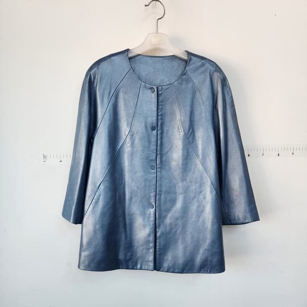 로보 블루톤 양가 자켓