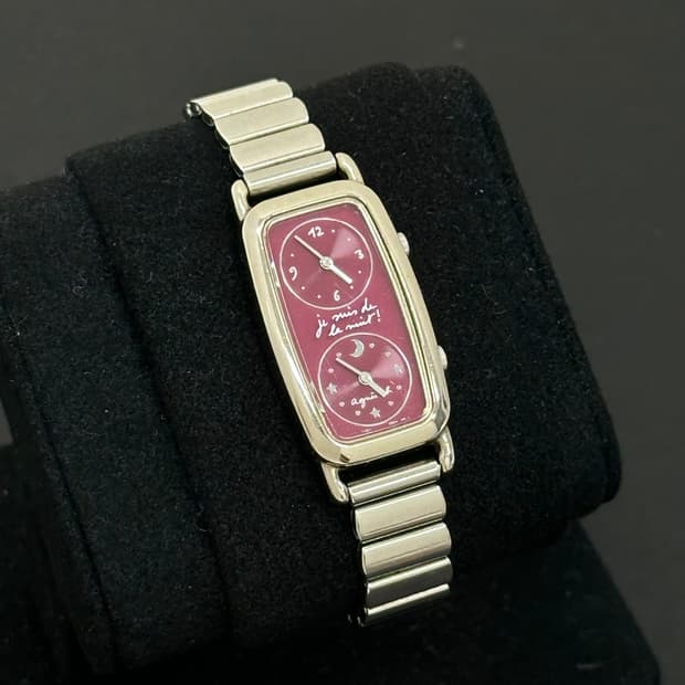 아네스베 듀얼타임 쿼츠 시계