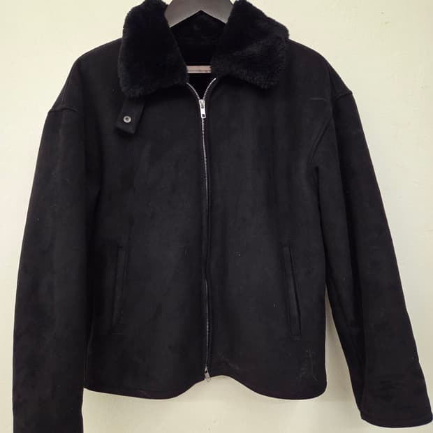 doffsept 블랙 에코 스웨이드 자켓