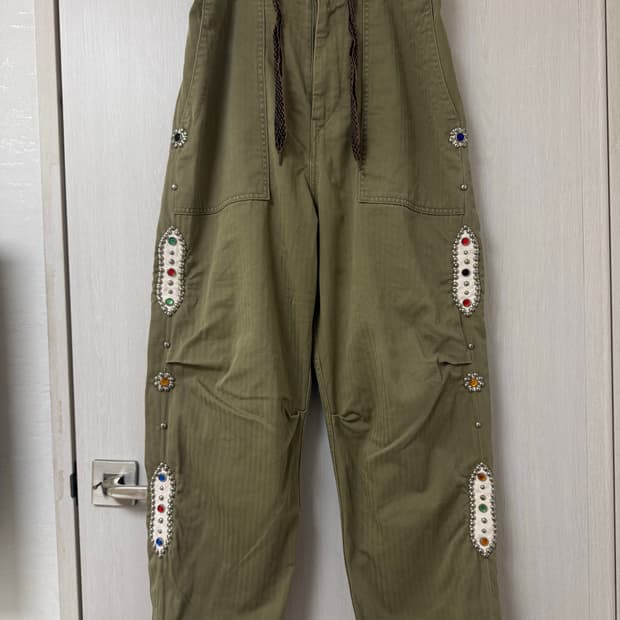 (교환) 캐피탈 헤링본 이지 베이커 젬스톤 팬츠