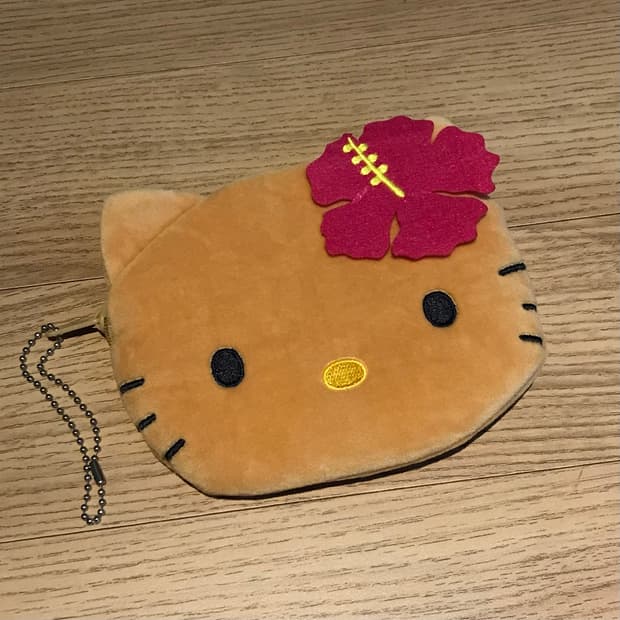 하와이안 태닝키티 파우치 