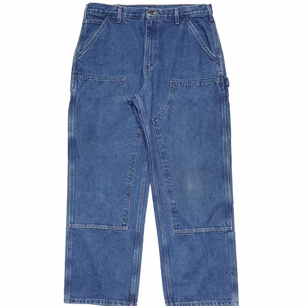 칼하트 더블니 데님 B73 36 (34~36) 오리지널 덩가리 핏