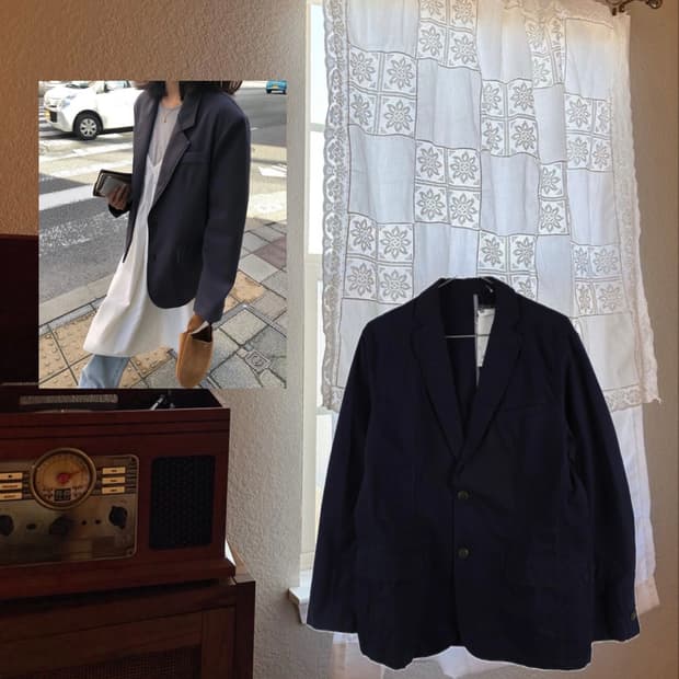 GU Overfit Blazer Unisex