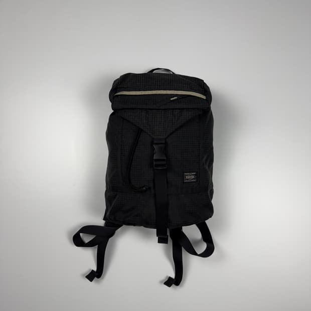요시다포터 립스탑 럭색 백팩 블랙