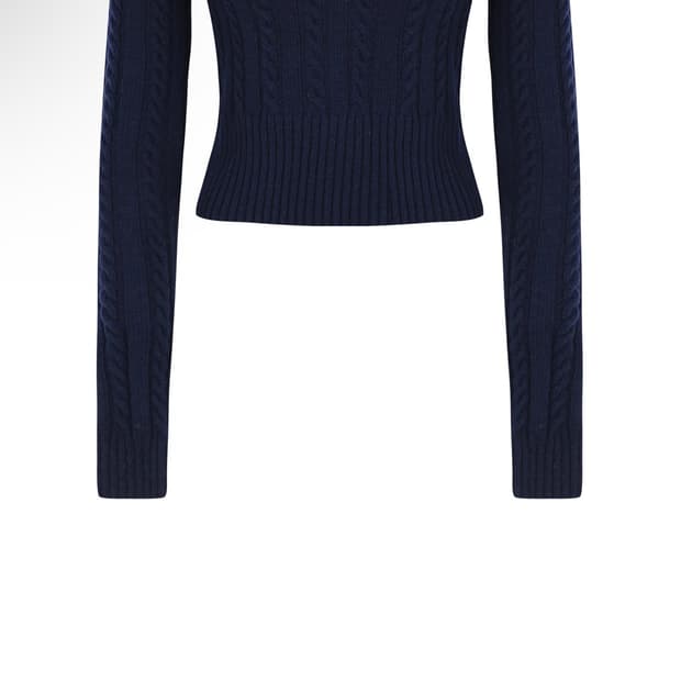 페일제이드 후드니트 Cable V-Neck Hooded Knit