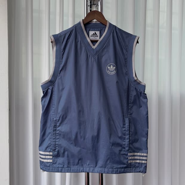 [L]아디다스 올드스쿨 파이어버드 나일론 웜업 바람막이