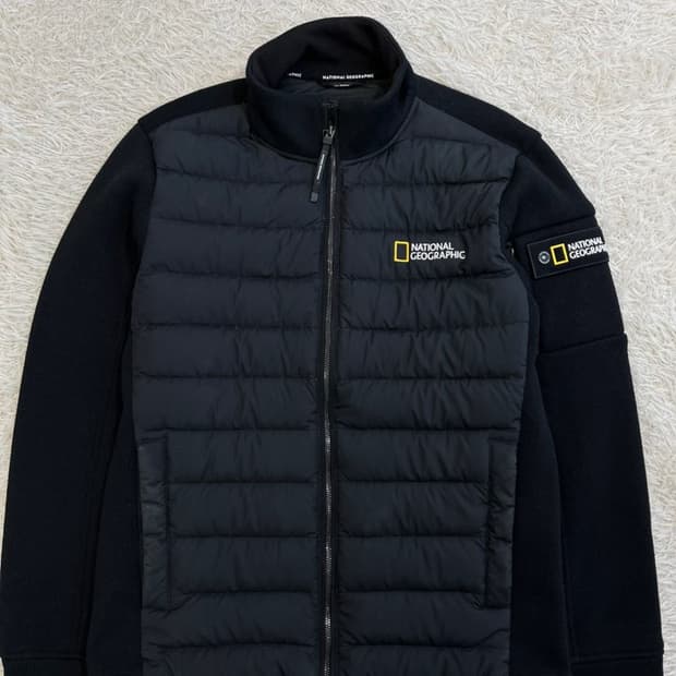 내셔널지오그래픽 니트 경량 패딩/#411