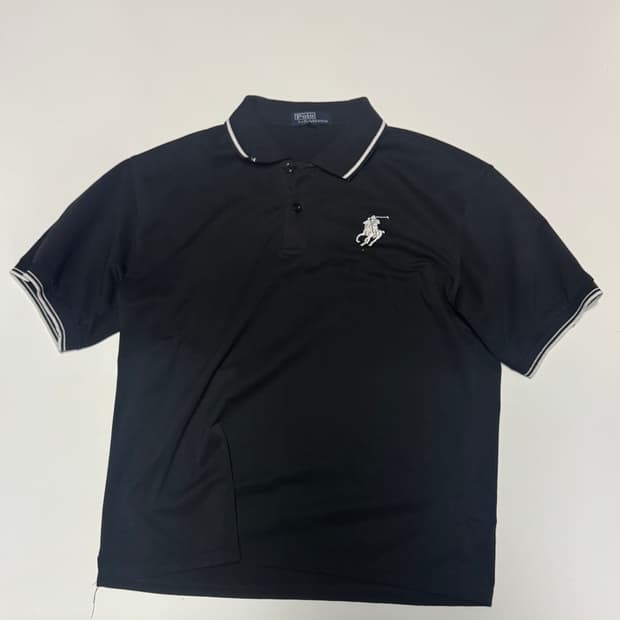 희귀!! 폴로 랄프로렌 플레이어 로고 반팔 카라 티셔츠 L ~ XL