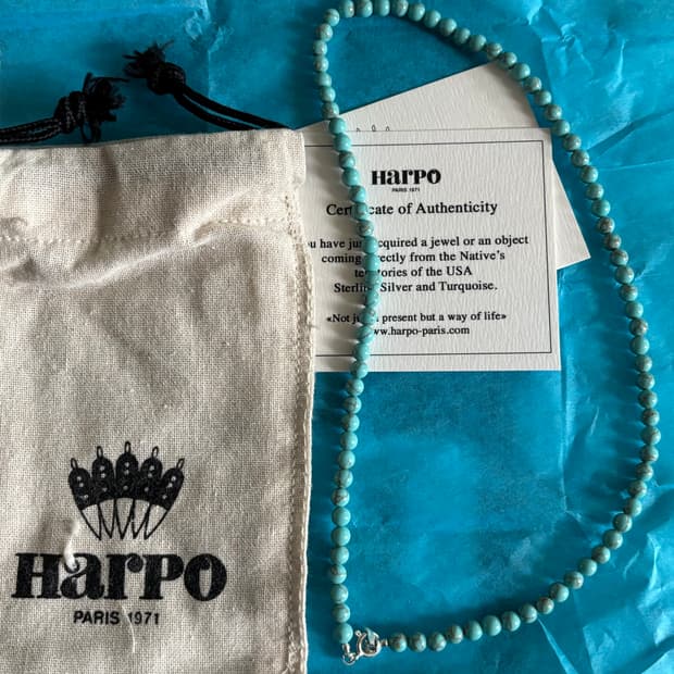 아르포파리 터키석 비즈목걸이