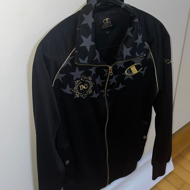 DRESSCAMP × CHAMPION 콜라보 스타 트랙자켓 져지