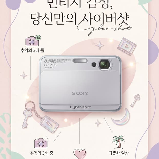 소니 사이버샷 DSC-T2 (화이트)