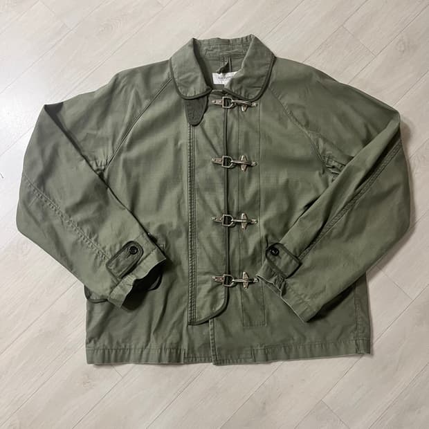 이스트로그 파이어맨 자켓 백사틴