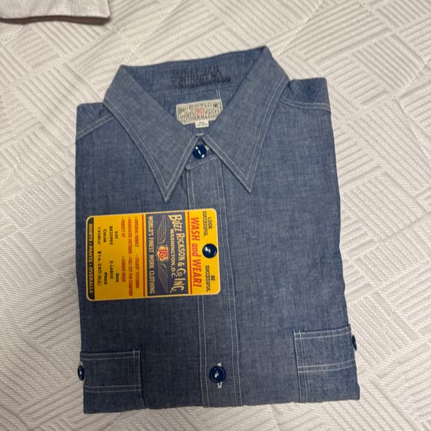 버즈릭슨 샴브레이 셔츠 xl 새상품