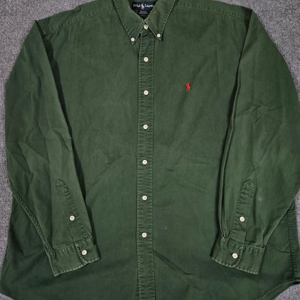 폴로 랄프로렌 딥그린 옥스포드 셔츠(급처)