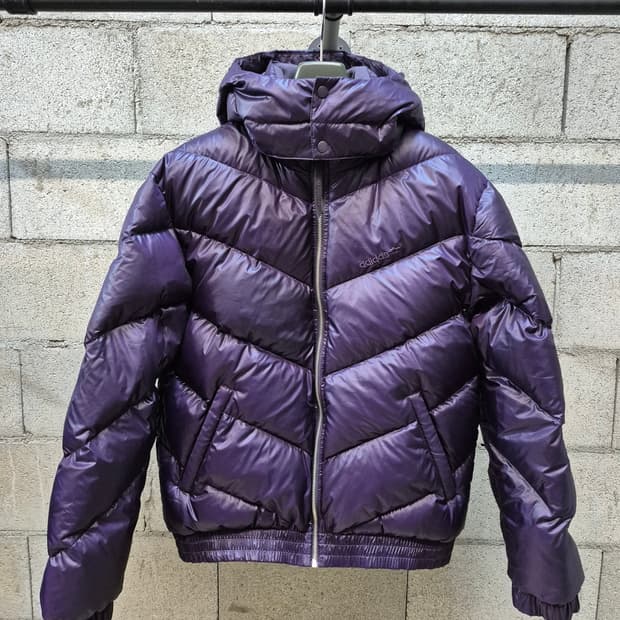 아디다스 퍼플 푸퍼 다운패딩 점퍼105