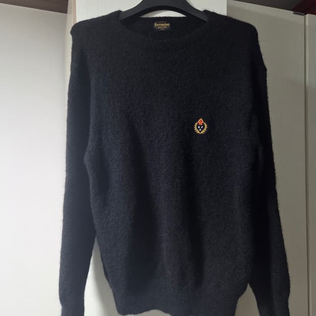 헤리티지플로스 알파카 니트 블랙L 팝니다