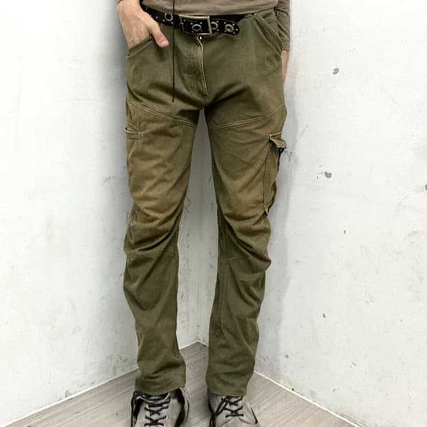 FieldCore)Y2K Grunge Utility Cargo Pants