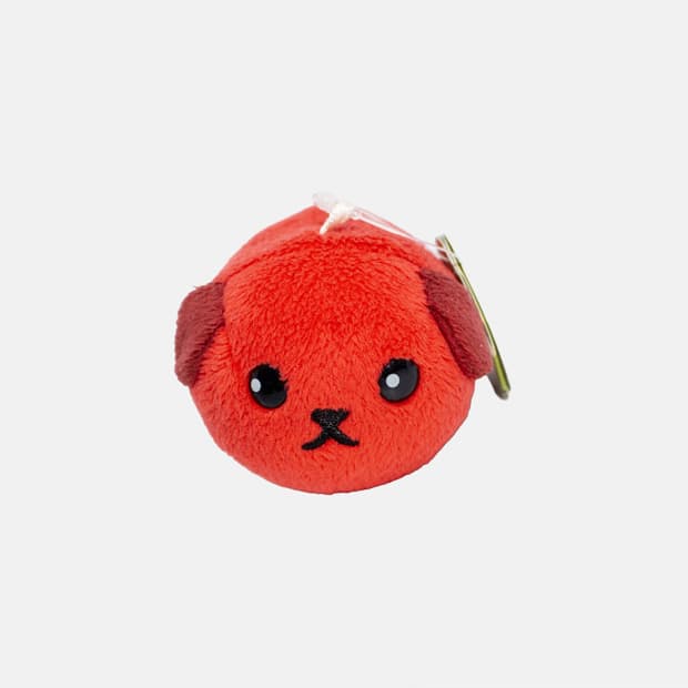 마메시바 콩강아지 마스코트 인형 3 고전 일본 캐릭터 헤이세이 레트로