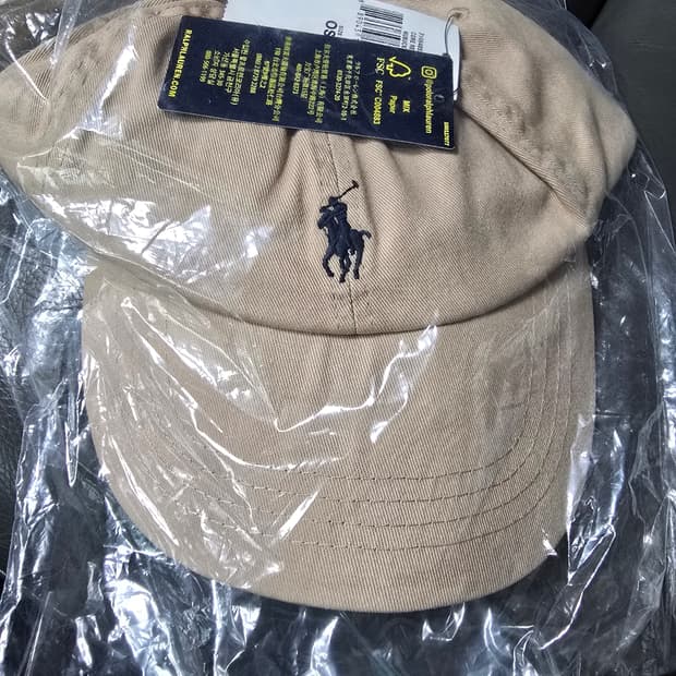 폴로 볼캡  베이지