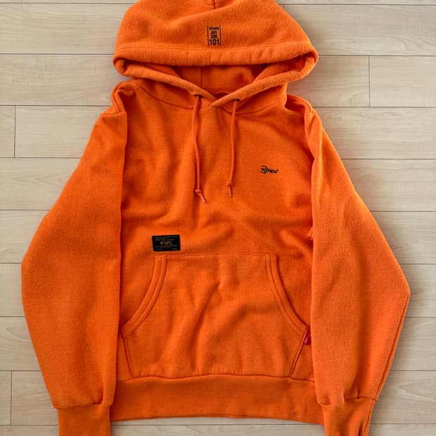 더블탭스 오렌지 후디 S