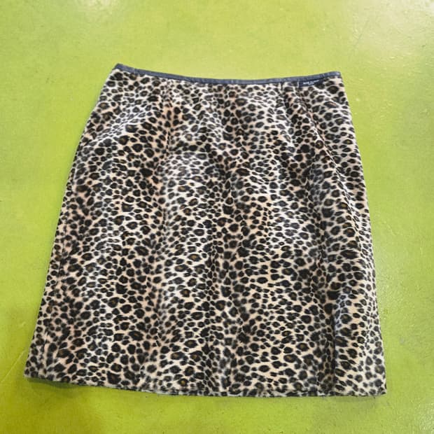 레오파드 스커트 Y2K