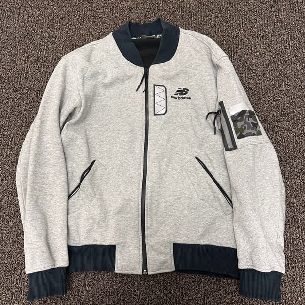 뉴발란스 항공점퍼 집업 그레이 105(XL)