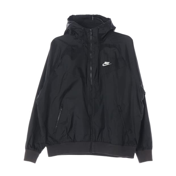 나이키 스우시 윈드러너 후드 집업 자켓 블랙 XL