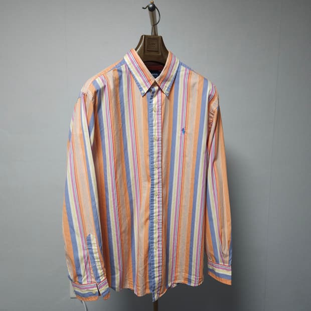 XL ) 폴로 랄프로렌 클래식 스트라이프 셔츠 남방