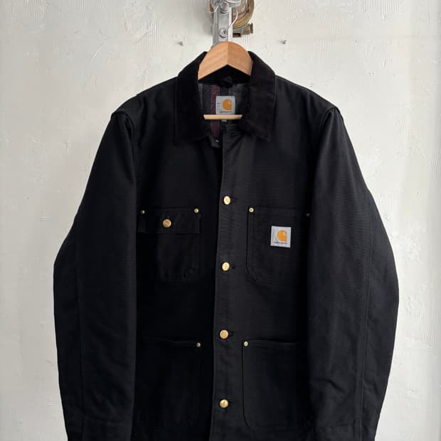 Carhartt 칼하트 미시건 블랙 워크 자켓