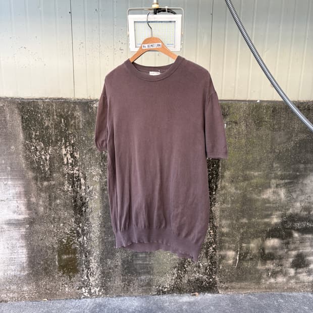 90's 헬무트랭 반팔 코튼 니트