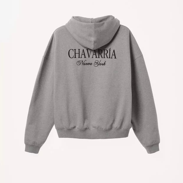 자라x윌리차바리아 릴렉스드 핏 후드집업 그레이 M