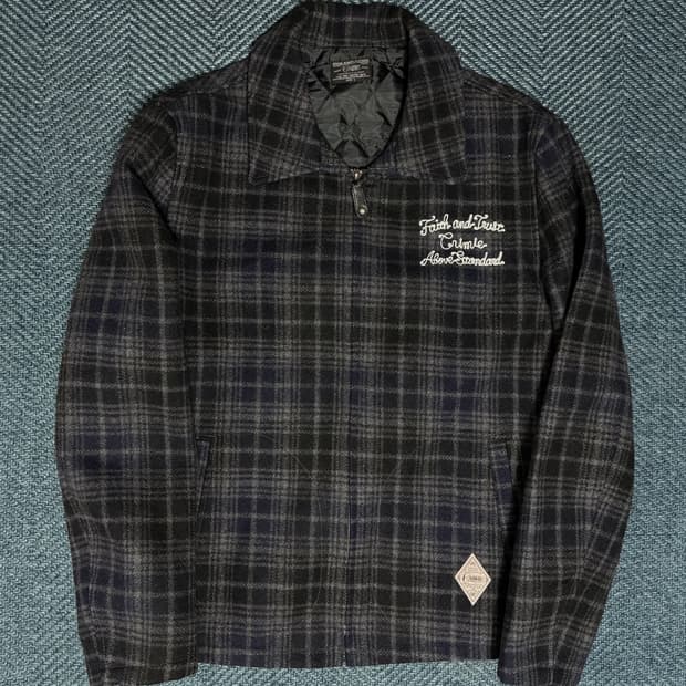 The Crimie 울 체크자켓