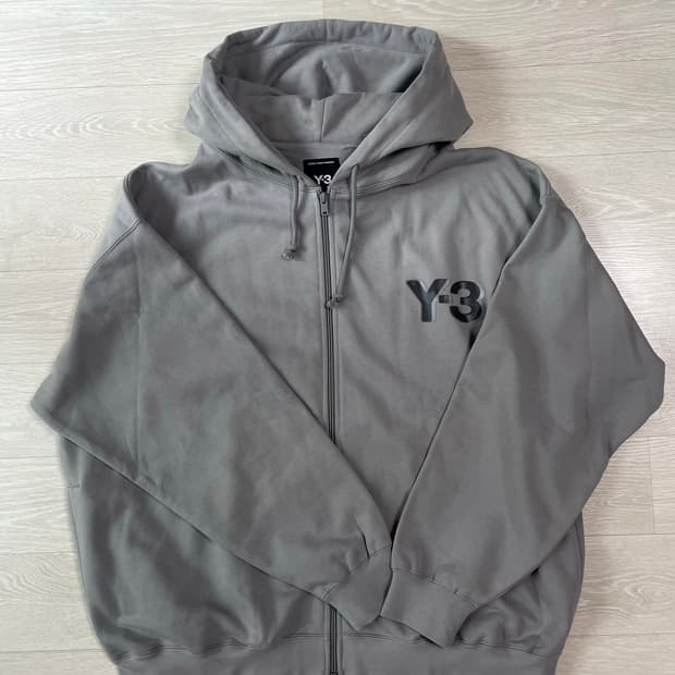 Y-3 후드집업 그레이