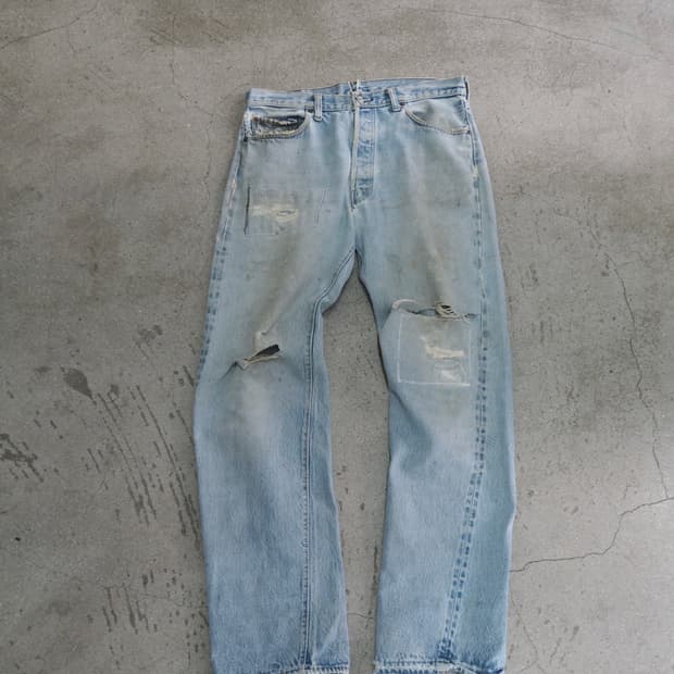 1980's Levi's 66 late 501 selvage denim