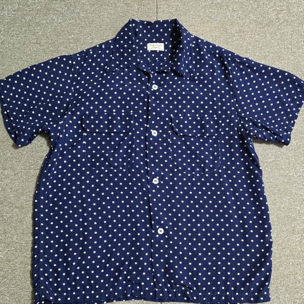 타임원클로딩 부처프로덕츠 하와이안 알로하셔츠  15H 엣라코 엣라스트