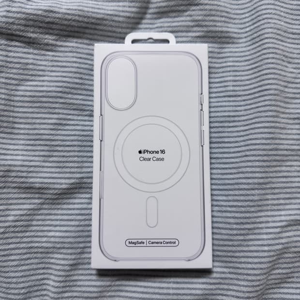애플 아이폰 16 정품 MagSafe 클리어 케이스