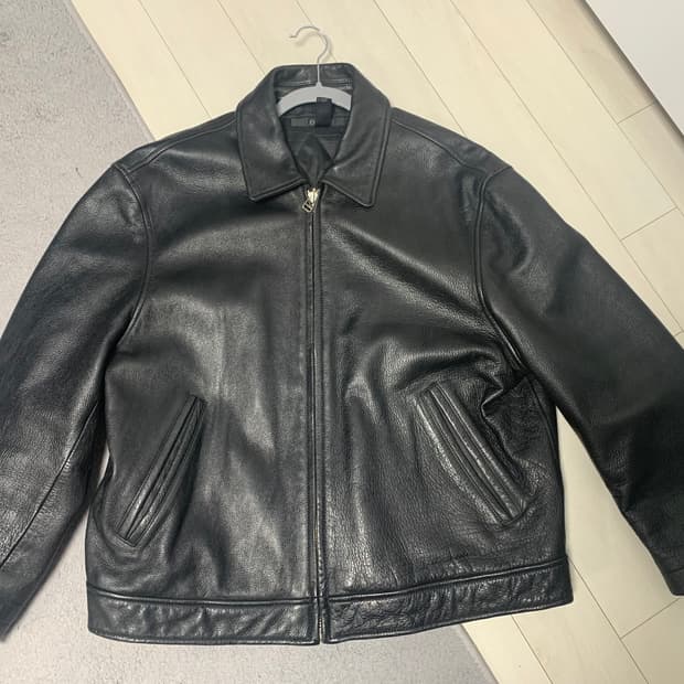 DKNY 소가죽 레더 자켓
