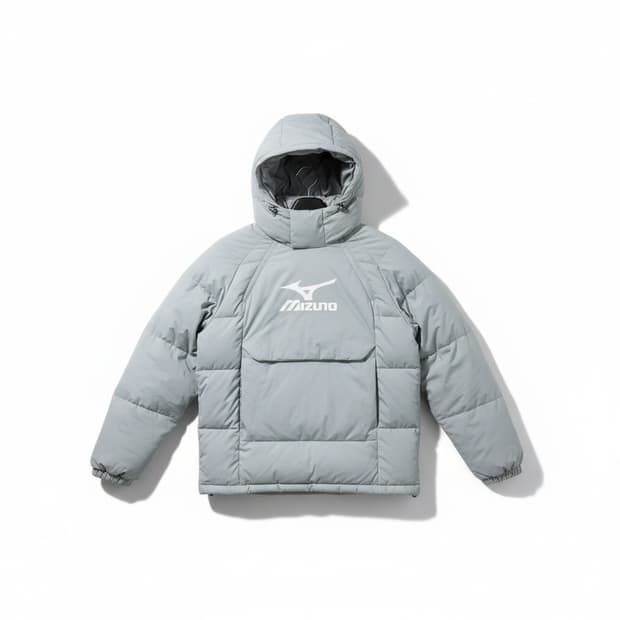 미즈노 싸커 아노락 패딩