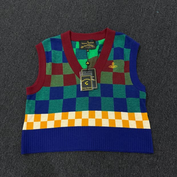 비비안웨스트우드 앵글로매니아 니트 베스트 조끼