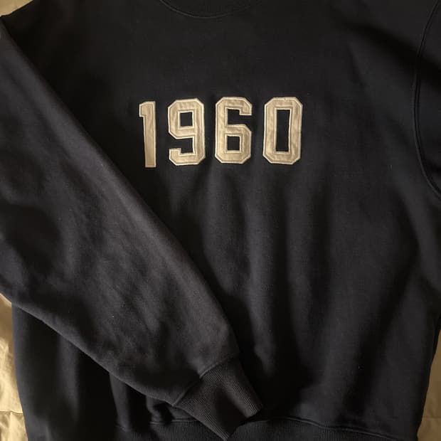 유니폼 브릿지 네이비 맨투맨