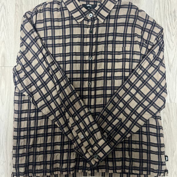 스투시 체크 셔츠