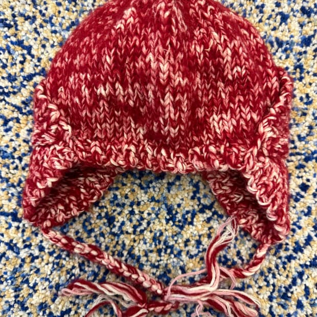 빈티지 더블이어플랩 비니