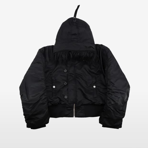 선데이오프클럽 퍼 후디드 봄버 구합니다