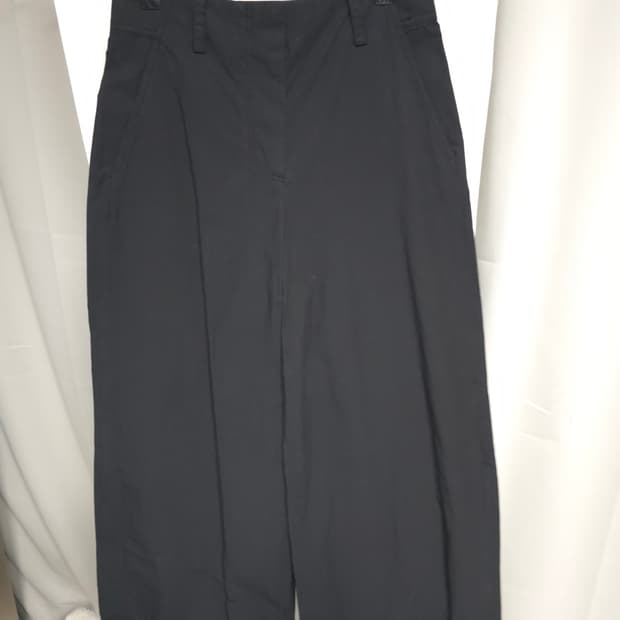 Cos 코스 블랙 면 와이드 팬츠 Eur 34 ✨️정품✨️
