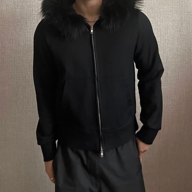 Fengshui x 양홍원 콜라보 퍼 후드집업