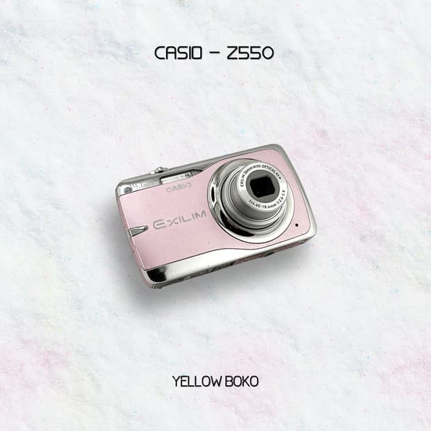 [💖카더가든] CASIO 카시오 엑슬림 Z550 레트로 디지털 카메라