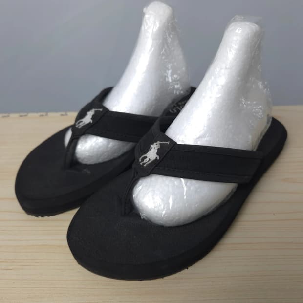 250 폴로랄프로렌 블랙 쪼리 플립플랍